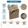 thumbnail image 6 of Beige Blue Summer Beach Table Runner, Coastal Nautical Starfish Ocean Washable Cotton Linen Table Runners 48 Inches Long, Dresser Scarf Runner for Nightstand/Coffee/End Tables 13''x48'', 6 of 8