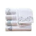 thumbnail image 2 of Madison Park 4-Piece Contemporary Fabric Sheet Set in White/Green, 2 of 14