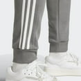 thumbnail image 4 of Men's adidas Essentials Fleece 3-Stripes Tapered Cuff Pants Color: Alumina Size: S, 4 of 4