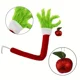 thumbnail image 5 of Adornos navideños de elfo peludo, monstruo verde, adornos navideños de ladrón, brazo de peluche de elfo Grinch para adorno de árbol de Navidad, 5 of 6