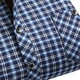thumbnail image 3 of Mens Sherpa Fleece Lined Plaid Flannel Shirts Jackets Casual Thermal Button Jackets Winter Warm Work Coat Plush Outwear, 3 of 6