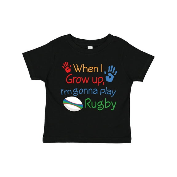 Inktastic Future Rugby Player Boys or Girls Toddler T-Shirt