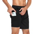 thumbnail image 3 of SURJDE Mens Swim Trunks Quick Dry Mens Board Shorts Bathing Suits Mens Swim Trunks with Compression Liner, 3 of 7
