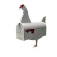 thumbnail image 1 of Unique Chicken Cow Horse Mailbox Outside Weatherproof Post Box Ornament Outdoor Garden Yard Decor-B16, 1 of 2