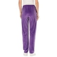 thumbnail image 5 of FANNYC Women's Winter Velvet Tracksuit Yoga Jogging Sports Pants Soft Velour Sweatpants Loose Casual Activewear Pants Outdoor Recreation Outwear Trousers With Pocket, 5 of 5