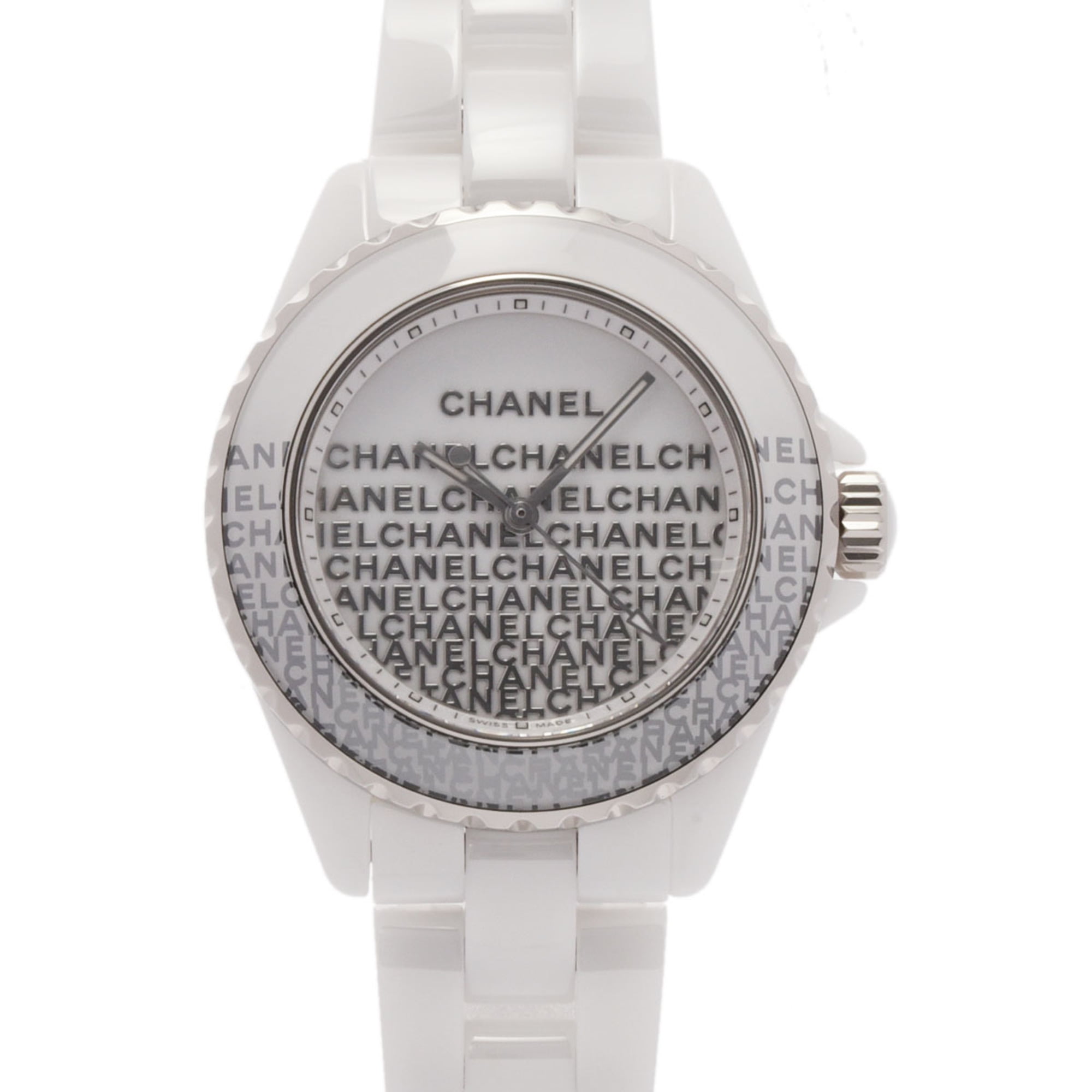 Authenticated Used CHANEL Chanel J12 Wanted H7419 Ladies White Ceramic Watch  Quartz Dial 