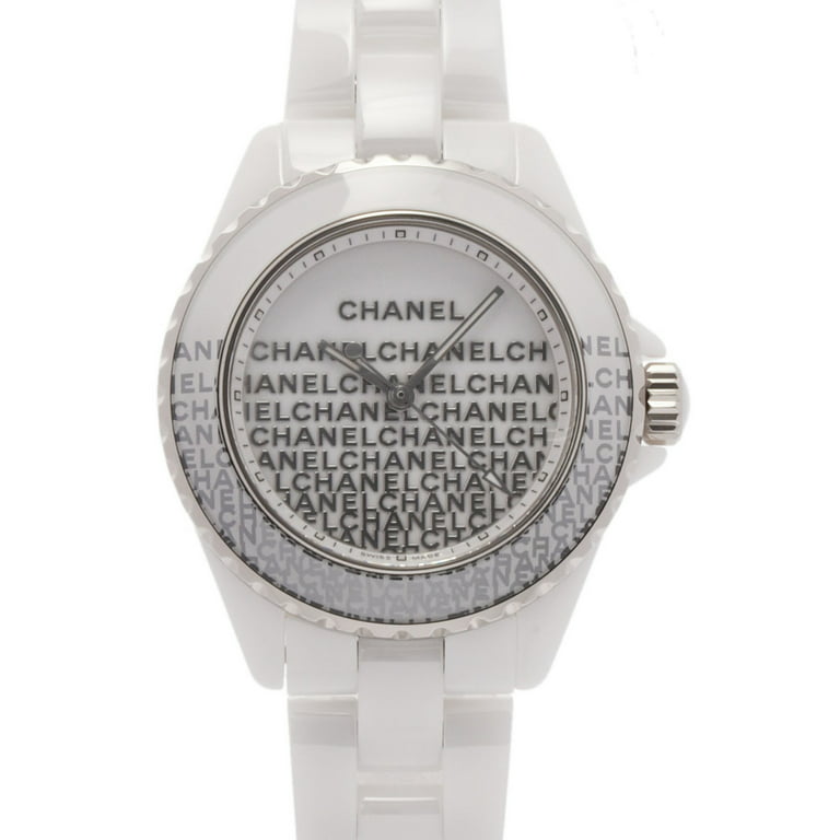 used Pre-owned Chanel Chanel J12 Wanted H7419 Ladies White Ceramic Watch Quartz Dial (Good), Adult Unisex, Size: Case Diameter: 33mm / 1.3'', Wrist
