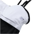 thumbnail image 6 of UPPADA 2 Piece Swimsuits for Women Blouson Tankini Top and Shorts Bottom Crewneck Bathing Suit Adjustable Double Shoulder Straps Tummy Control Bathing Suits with Bra Clearance Black,S, 6 of 6