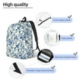 thumbnail image 3 of Fotbe Vintage Floral Birds Mochila de Lona con Estampado, Mochila Duradera, Mochila Versátil de Alta Calidad, Mochila Compacta Vintage-Small, 3 of 5