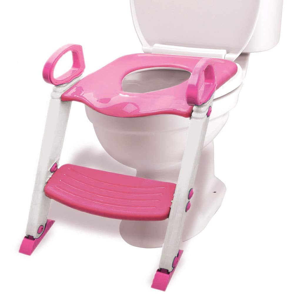Potty Training Seat Toilet w/Step Stool Ladder & Splash Guard, Kids