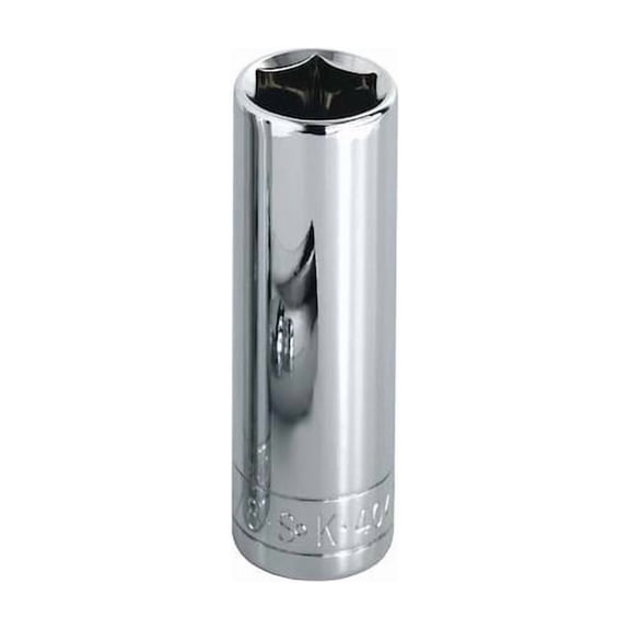 Sk Professional Tools Socket, Steel, Chrome, 15/16 in 42430