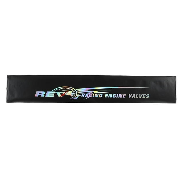 Universal Car Front Windshield Reflective Sticker Fits Most Vehicles 130 x 21cm Racing Motor