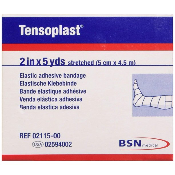 First Aid Tape, White, Heavyweight stretch tapes control and reduce post injury edema By