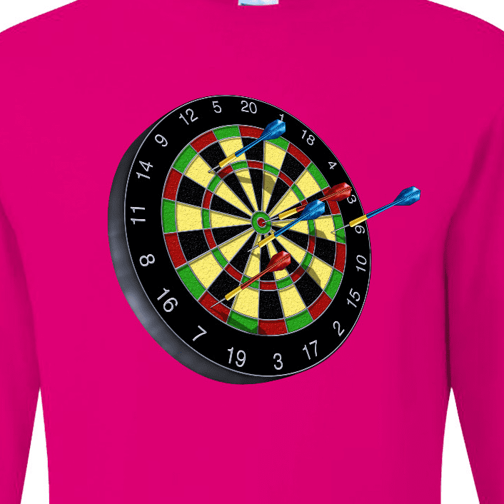 Inktastic Dart Board Long Sleeve T-Shirt