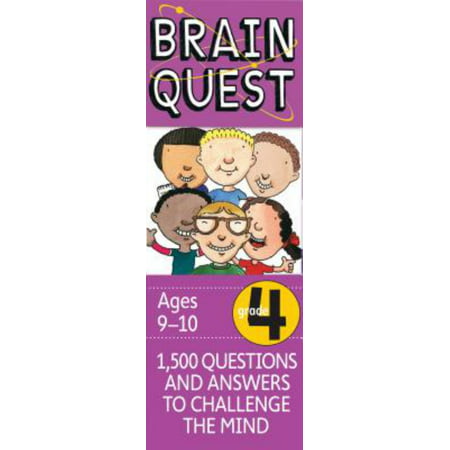 Brain Quest Decks: Brain Quest Grade 4, Revised 4th Edition: 1,500 Questions and Answers to Challenge the Mind
