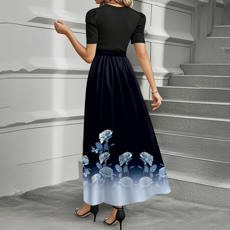 formal elegant church dresses for ladies For Her Print Women Dress 82140C-Maroon main image 1