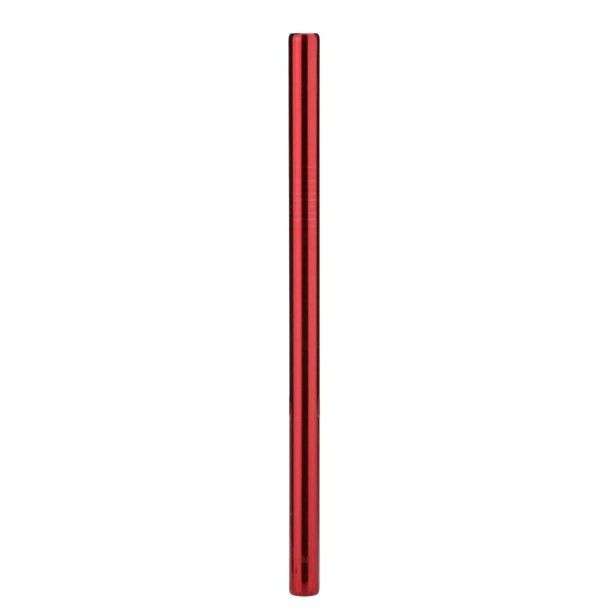 Juego de 3 cepillos de limpieza de pajitas rectas reutilizables de acero inoxidable (rojo) Sywqhk Libre de BPA
