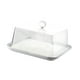 thumbnail image 4 of Cubierta de acrílico para pastel, protector de mesa de comedor, bandeja transparente para pastel, cubierta para pan, pastel L cuadrada de oro, 4 of 9