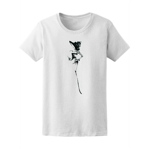 Vintage Fashion Elegant Lady Tee Women's -Image by Shutterstock