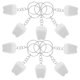 thumbnail image 5 of KAKOWELY 25Ud Llaveros Decorativos De Diente En Acero Y Plástico Para Uso En Bolsa O Llaves, 5 of 8