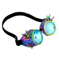 thumbnail image 4 of Steampunkn Glasses Goggle with Rainbow Crystal Glass Lens, 4 of 6