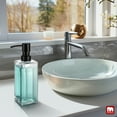 thumbnail image 3 of GM GMISUN Clear Glass Soap Dispenser Hand Soap Dispenser for Kitchen 12oz, 3 of 7