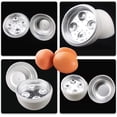 thumbnail image 3 of 1 pieza de vaporizador de huevos para microondas con forma de huevo blanco, vaporizador de huevos, vaporizador de 4 huevos Sincero Electrónica, 3 of 5