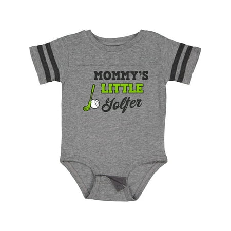 

Inktastic Mommys Little Golfer with Golf Club and Ball Gift Baby Boy or Baby Girl Bodysuit