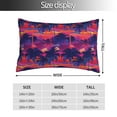 thumbnail image 2 of Kdxio Cotton Pillow Cases 14"x20" Pillowcases,Soft and Breathable Bedroom Pillow Cases-Retro Palms, 2 of 8