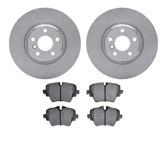 Dynamic Friction Company Front Brake Rotors with 5000 Euro Ceramic Brake Pads 6602-31503