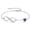 Style 4, variant on Valentine's Day Gift Infinity Heart Birthstone Charm Link Bracelet for Women 925 Sterling Silver Adjustable Mother's Day Christmas Day Gift Anniversary Birthday Jewelry for Wife Girlfriend Her