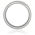 thumbnail image 3 of Titanium 8mm Edge Plain Classic Wedding Band Ring, 3 of 9