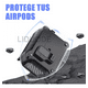 thumbnail image 4 of Fundas Protectora Para AirPods 1 2 3/pro 2 Case + Limpiador, NEGRO, 4 of 5