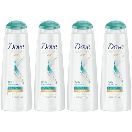 Dove Nutritive Solutions Moisturizing Shampoo for Dry Hair, Daily Moisture, 12 oz, 4