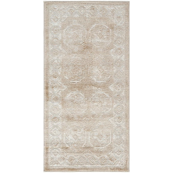 Nourison Dekor 2' x 4' Cream Beige Vintage Indoor Rug