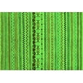 thumbnail image 1 of Ahgly Company Indoor Rectangle Oriental Green Modern Area Rugs, 4' x 6', 1 of 4