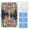 thumbnail image 5 of Navy Blue Christmas 1 Pack Kitchen Towel, Water Absorbent Dish Towel, Winter Gnomes Snowflake Xmas Tree Decorative Hand Towels - Quick Drying Cloth for Cooking Baking, 18x28 Inch, 5 of 8