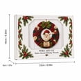 thumbnail image 3 of 3D Fabric Poke Wreath DIY Kit, Christmas Poke Art Craft Kit for Adults & Beginners, Holiday Fabric Wreath Making Kit, Handmade Hanging Ornament for Front Door Wall Christmas Home Decor & Gift, 3 of 6