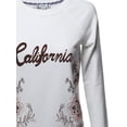 thumbnail image 3 of FashionOutfit Women's California Floral Printed Long Sleeves Crew Neck Fashionable Sweatshirt, 3 of 3