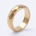 thumbnail image 3 of Electroplate Non-Magnetic Synthetic Hematite Rings Faceted Mixed Color Size 7(17.3mm), 3 of 3