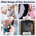 thumbnail image 6 of YUNOVA 2 Pack Airtag Holder Air Tag Case with Keychain, Anti-Scratch Airtags Key Chain for Apple Air Tags, Airtag Accessories for GPS Item Finder Tracker, 6 of 6