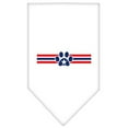 thumbnail image 4 of Pet and Dog Bandana Screen Printed, "Patriotic Star Paw", 4 of 10