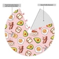thumbnail image 2 of Lsque Breakfast Print Christmas Tree Skirt, Tree Skirt with Ties or Velcro, Perfect for Holiday Decorations, Halloween, and New Year-36", 2 of 7