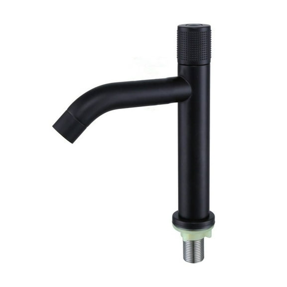 RichLink Stainless Steel Bathroom Basin Faucet Sink Water Tap Single Handle Bath Faucets,Black