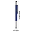 thumbnail image 4 of Xihbxyly Bolígrafo Multifunción Metálico, 6 En 1, con Destornillador, Lápiz y Regla, Regalo Portátil para Hombres, Lápiz Capacitivo para Dispositivos Inteligentes, Herramienta Práctica para Ingeniero, 4 of 7