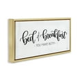 thumbnail image 4 of Stupell Industries Bed & Breakfast Make Both Typography Painting Gold Floater Framed Art Print Wall Art, 31 x 14, 4 of 10