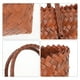 thumbnail image 3 of Bolso de mano tejido a mano de la bolsa de asas de la playa del bolso de las mujeres para la comida campestre, 3 of 6
