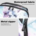 thumbnail image 4 of Alpaca Travel Case Charger Pouch Hard Drive Bag Cable Organizer Desk Cord Travel Organizer Waterproof Oxford Fabric Electronic Digital Accessories Storage Bag Black 5.9x9.44x3.14 in, 4 of 6