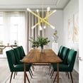 thumbnail image 5 of 45584-12 Livex Lighting Stafford - 8 Light Chandelier in Modern Style - 24 Inches wide by 20.25 Inches high-Satin Brass Finish, 5 of 8