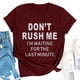 thumbnail image 2 of Camiseta de manga corta con estampado de letras y cuello redondo suelto a la moda de verano para mujer Pompotops  hkajfhjk470585, 2 of 6